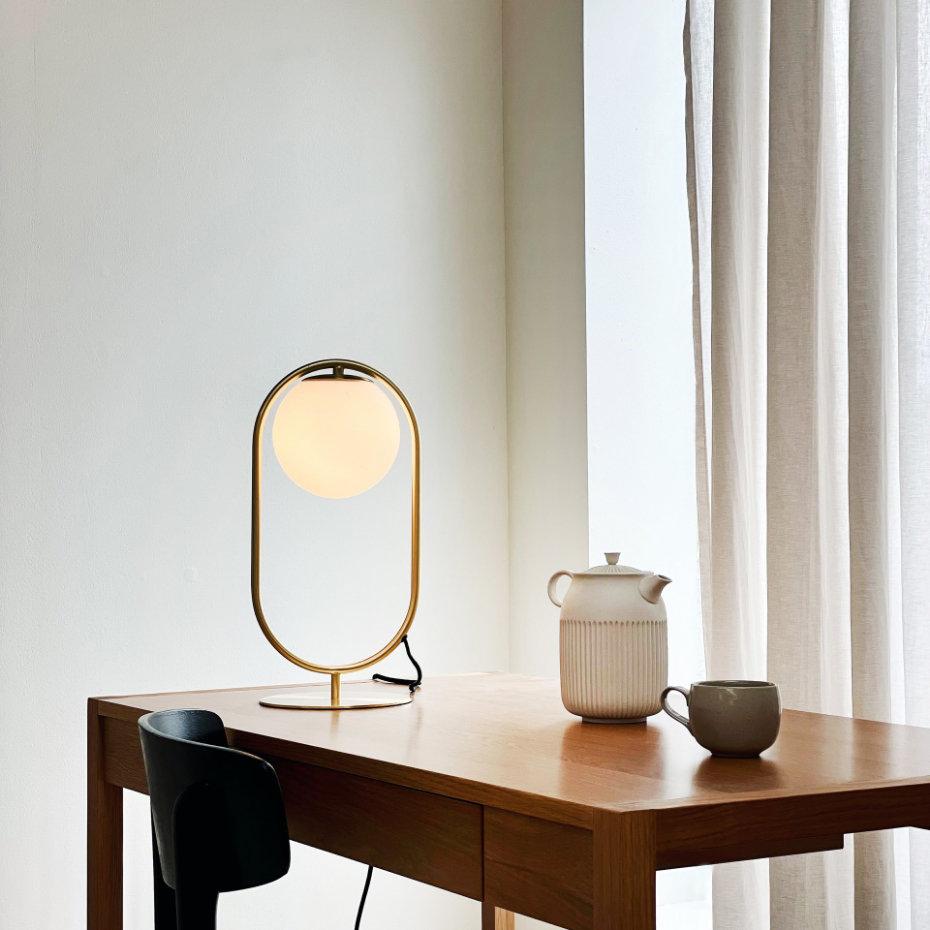 Lampe à poser en Métal brass Reims