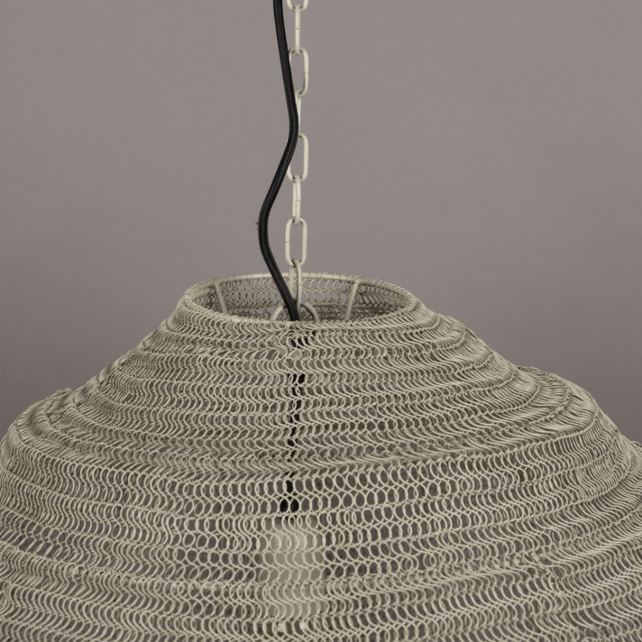 Suspension en métal gris - MEEZAN