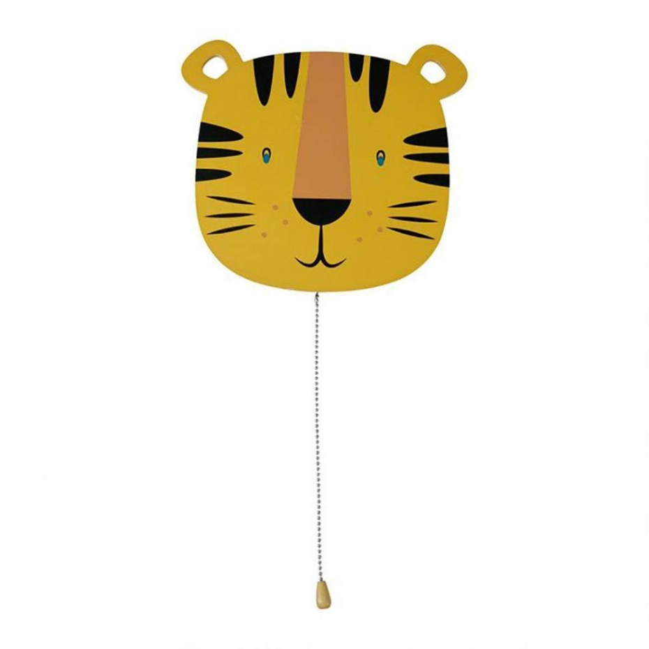 Applique murale bois tigre LED