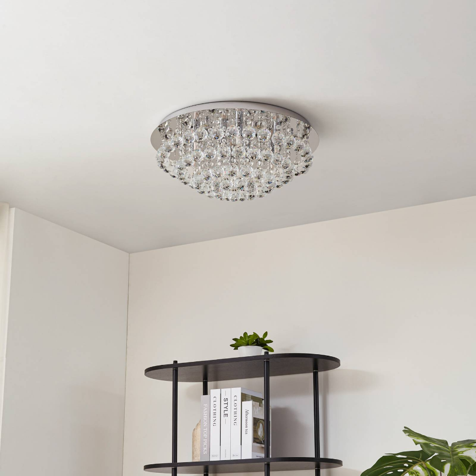 Plafonnier en cristal moderne, Antonino