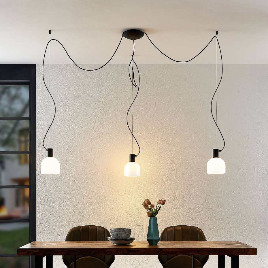 Suspension en verre moderne, Serina