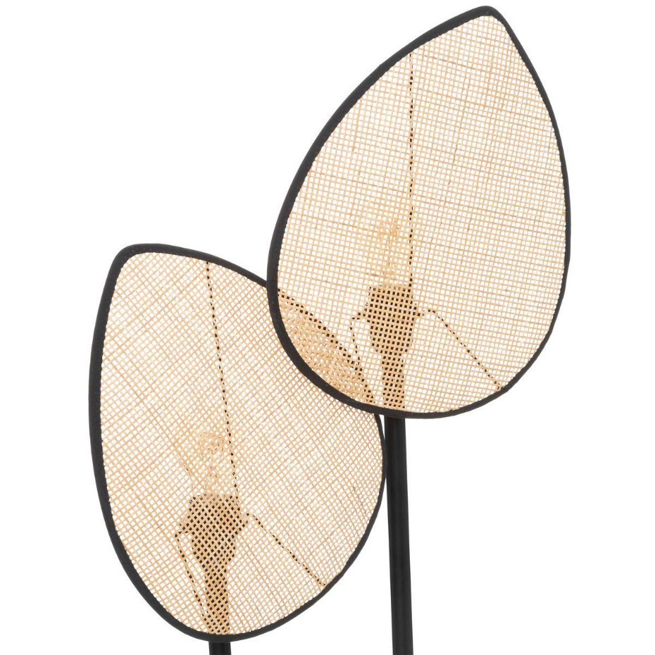 Lampadaire métal rotin OLME