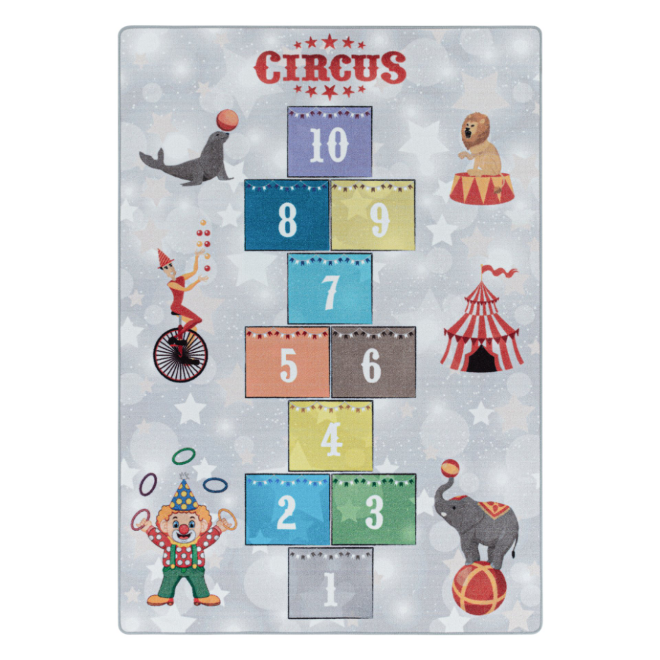 Tapis enfant marelle cirque PLAY