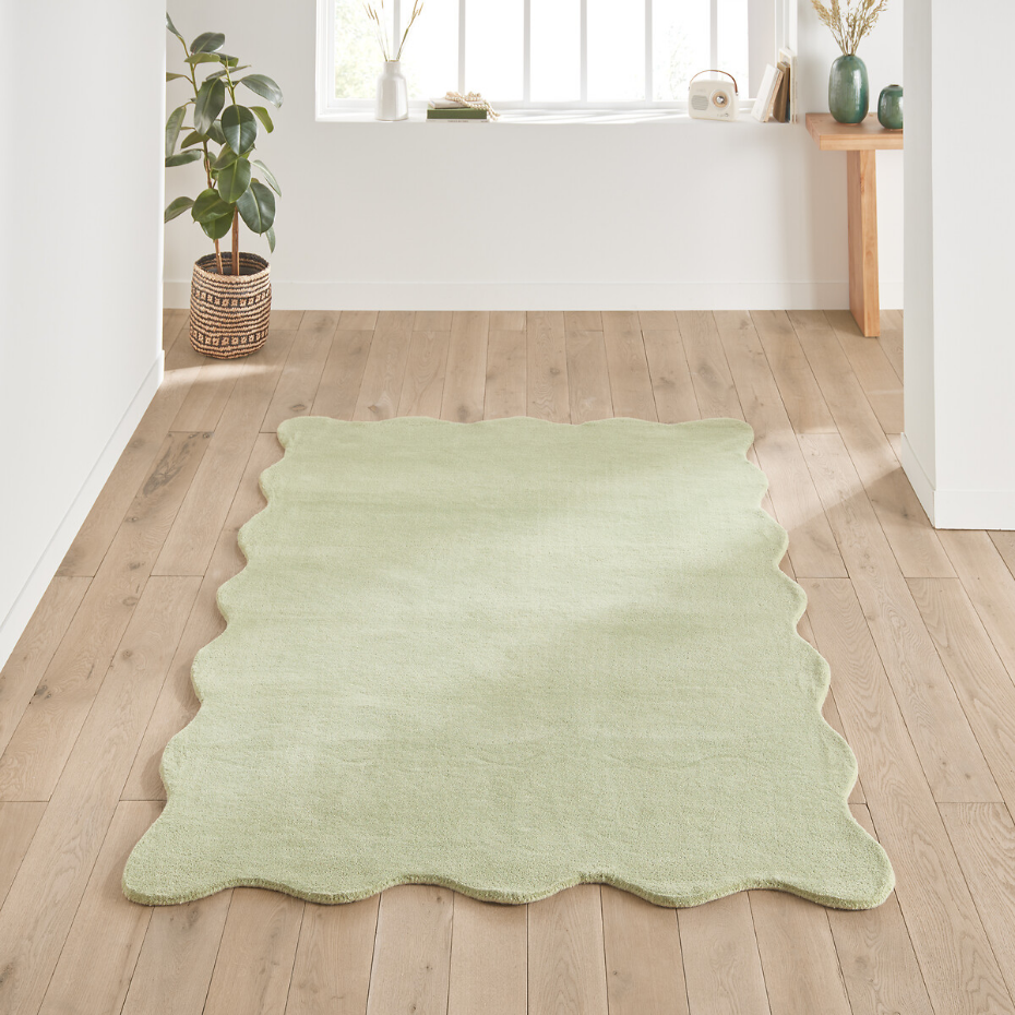 Tapis écailles en laine, Scalero