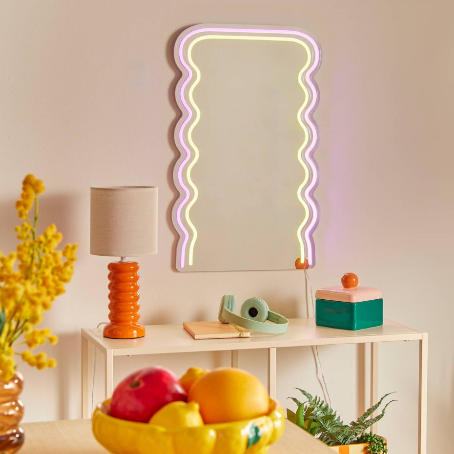 Néon LED Miroir WAVY
