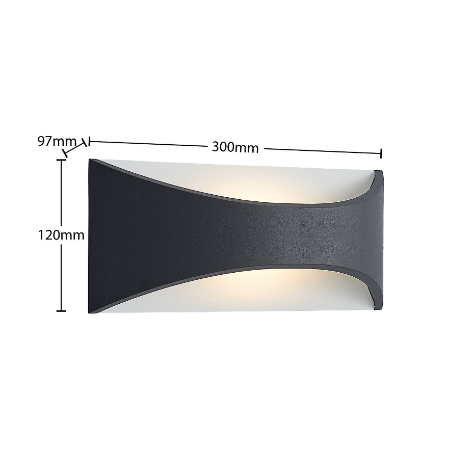 Applique extérieure en aluminium moderneLED