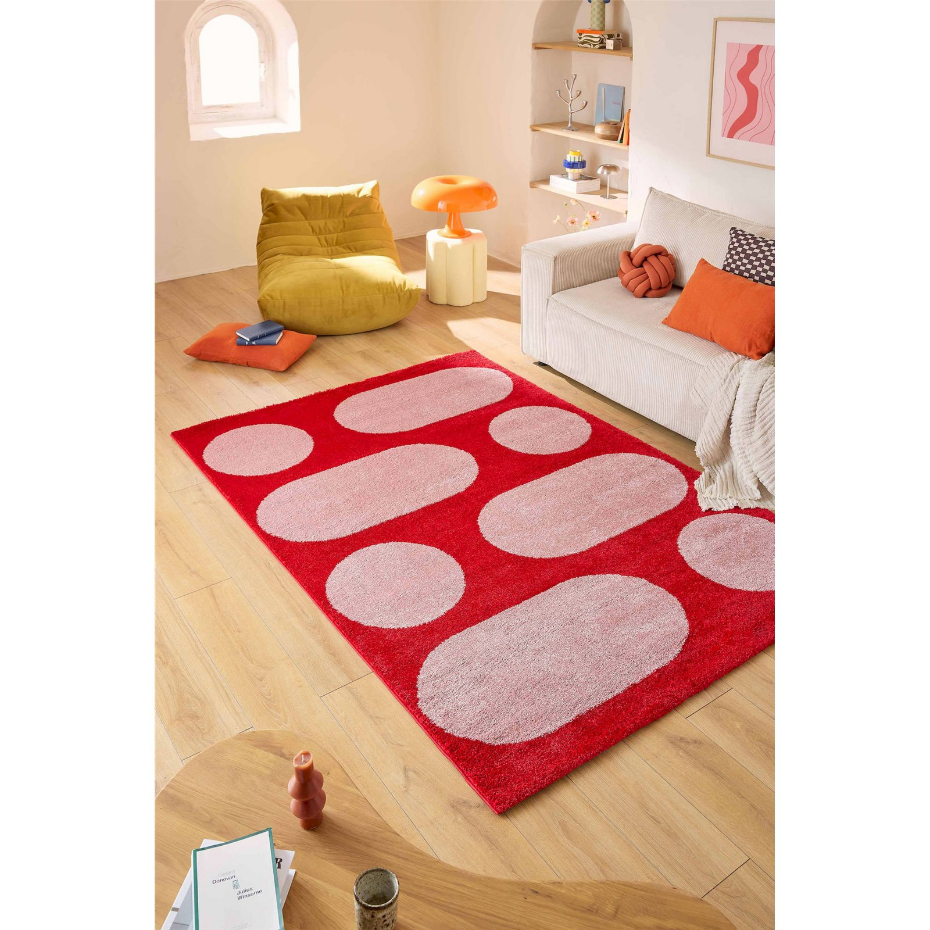 Tapis rectangulaire en polypropylène GROOVY