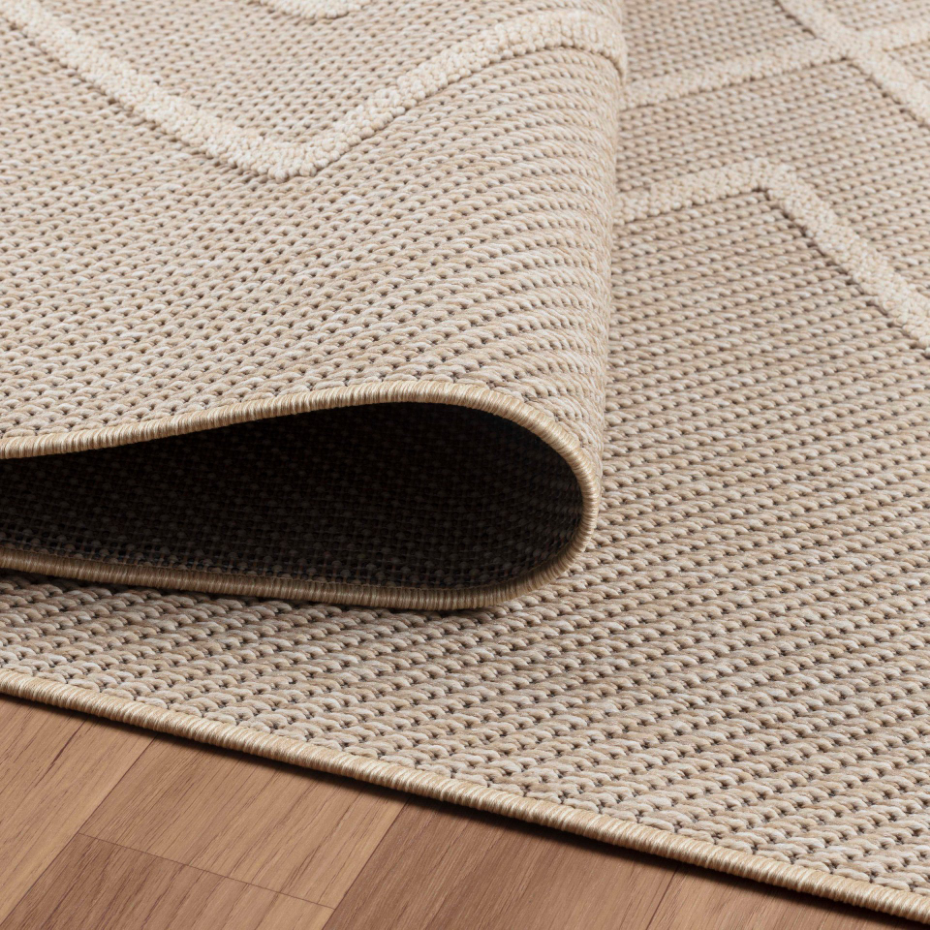 Tapis intérieur extérieur à motif géométrqiue PATARA