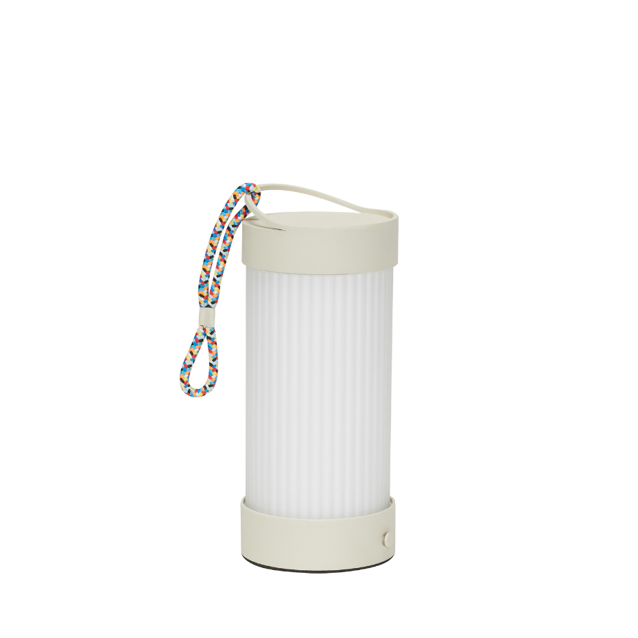 Lampe portable en verre et fer CAMP