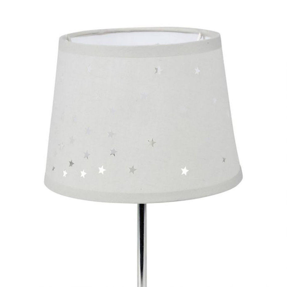 Lampe Métal Abat-jour Ajouré étoile Gris