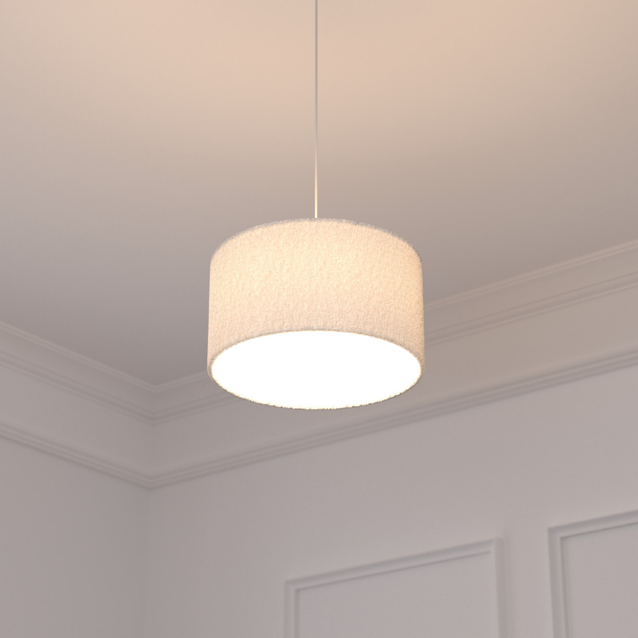 Suspension texture bouclette TINA