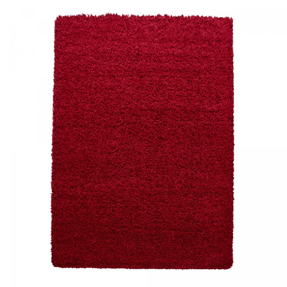 Tapis poils longs shaggy tissé motif uni UNI L
