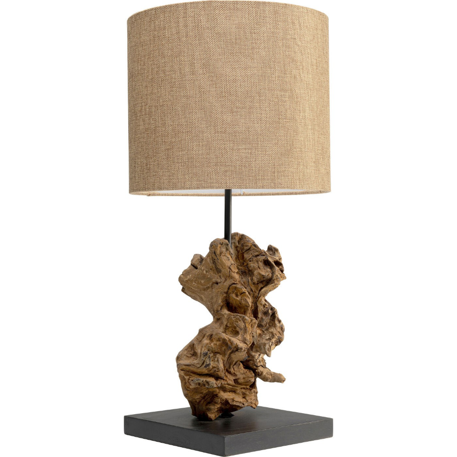 Lampe souche d'arbre