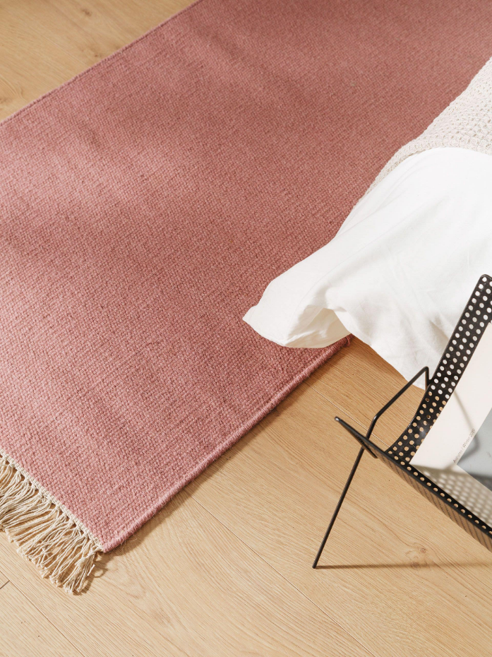 Tapis de couloir en laine tissé main LIV