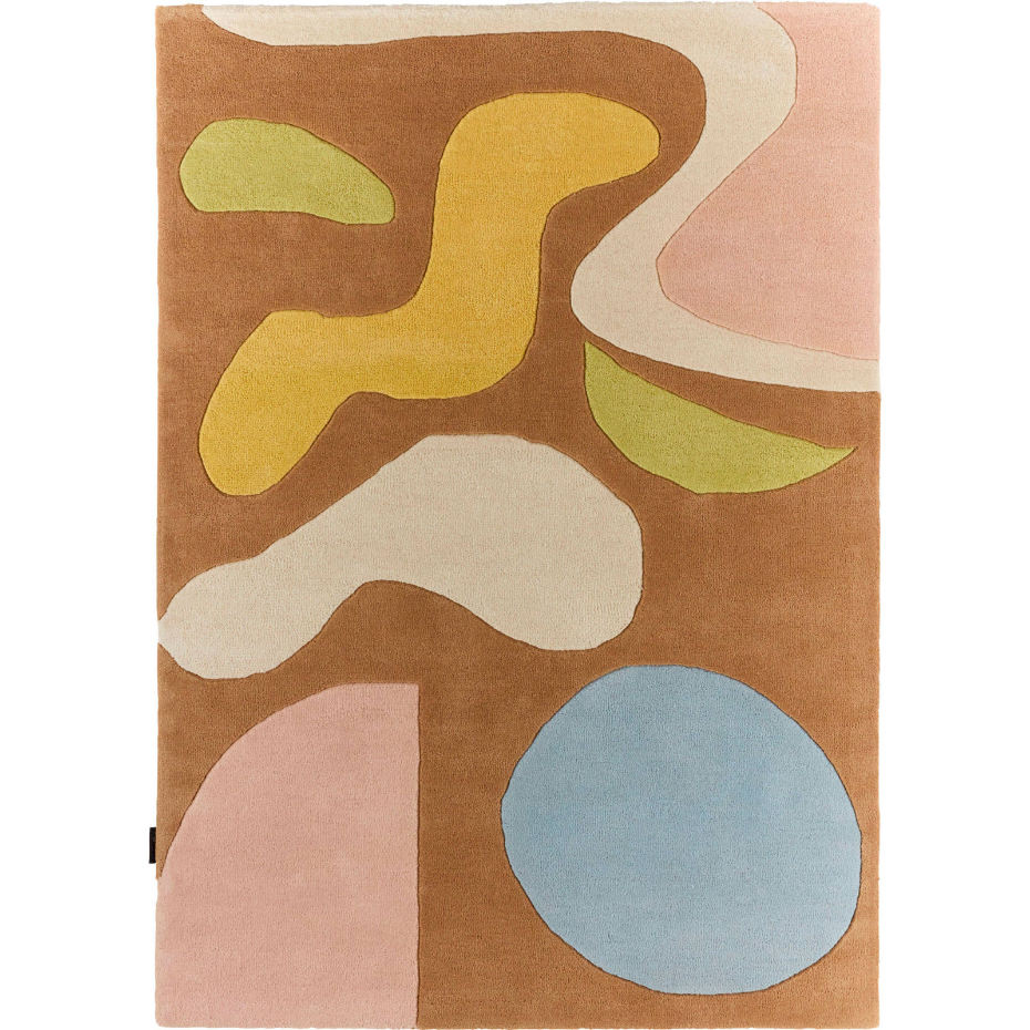 Tapis fait main en laine et coton Pantone