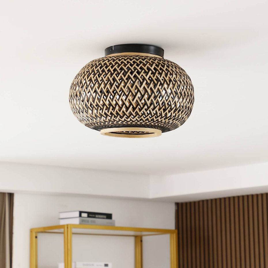 Plafonnier en bois traditionnel, Nerys