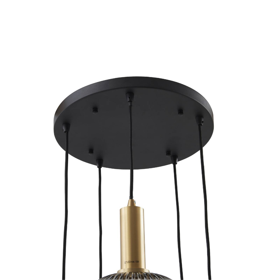 Suspension en verre vintage, Doroteo