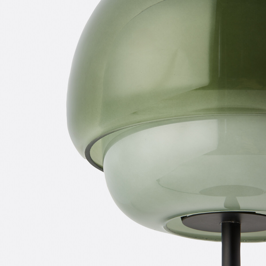 Lampe à poser en verre coloré, KINOKO