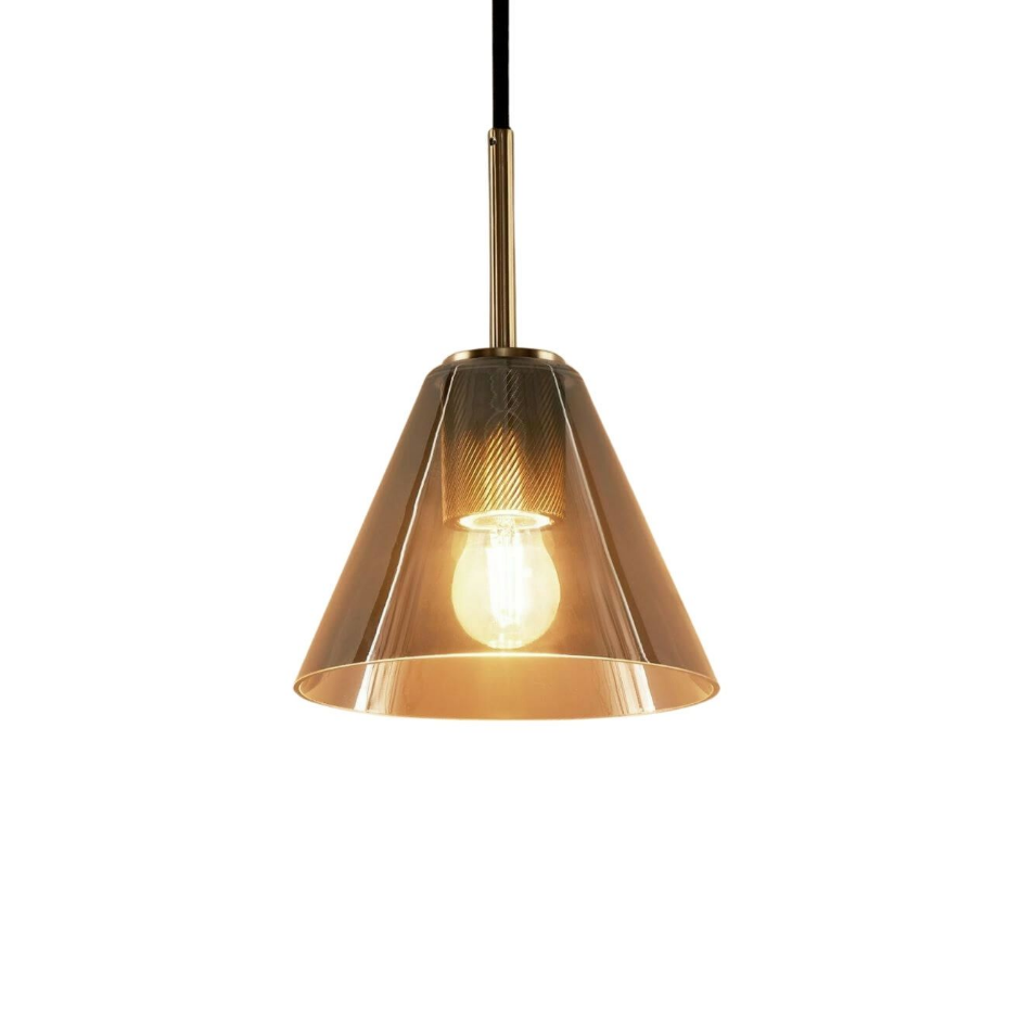 Suspension design en verre fumé – SOLIRIA