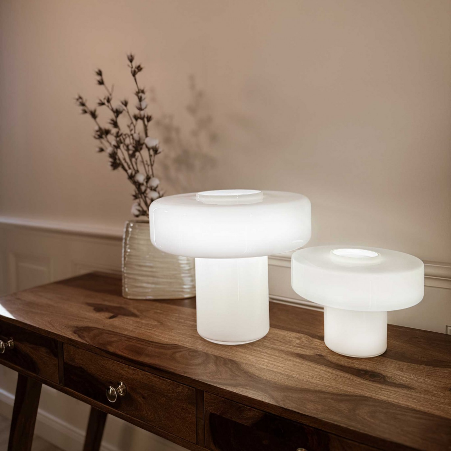 Lampe à poser en verre, FOZA MAXI