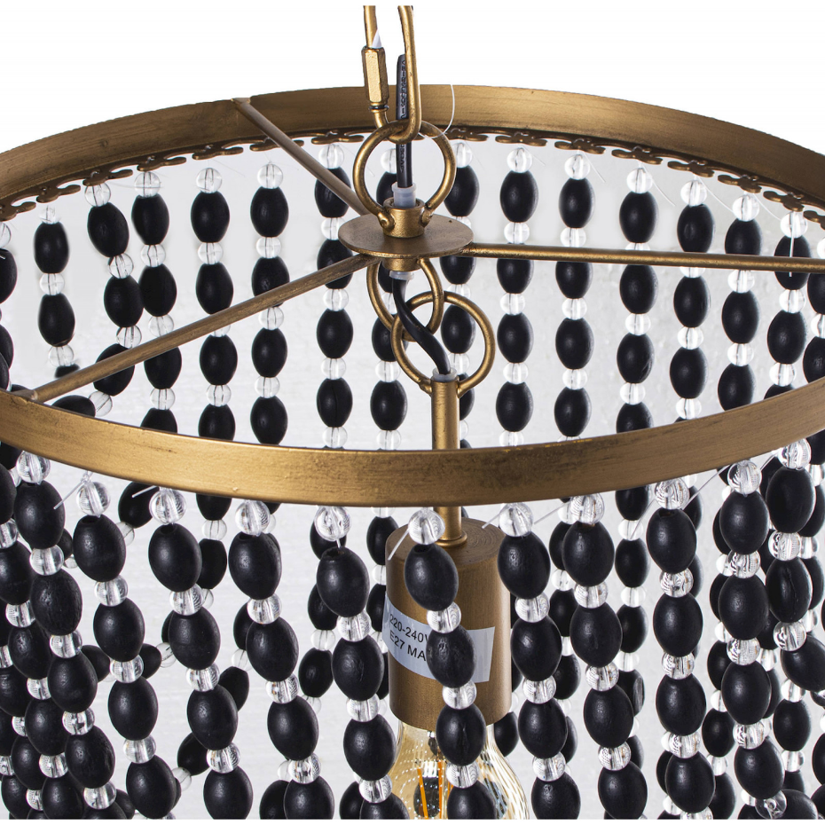 Suspension en métal design épuré 35 cm