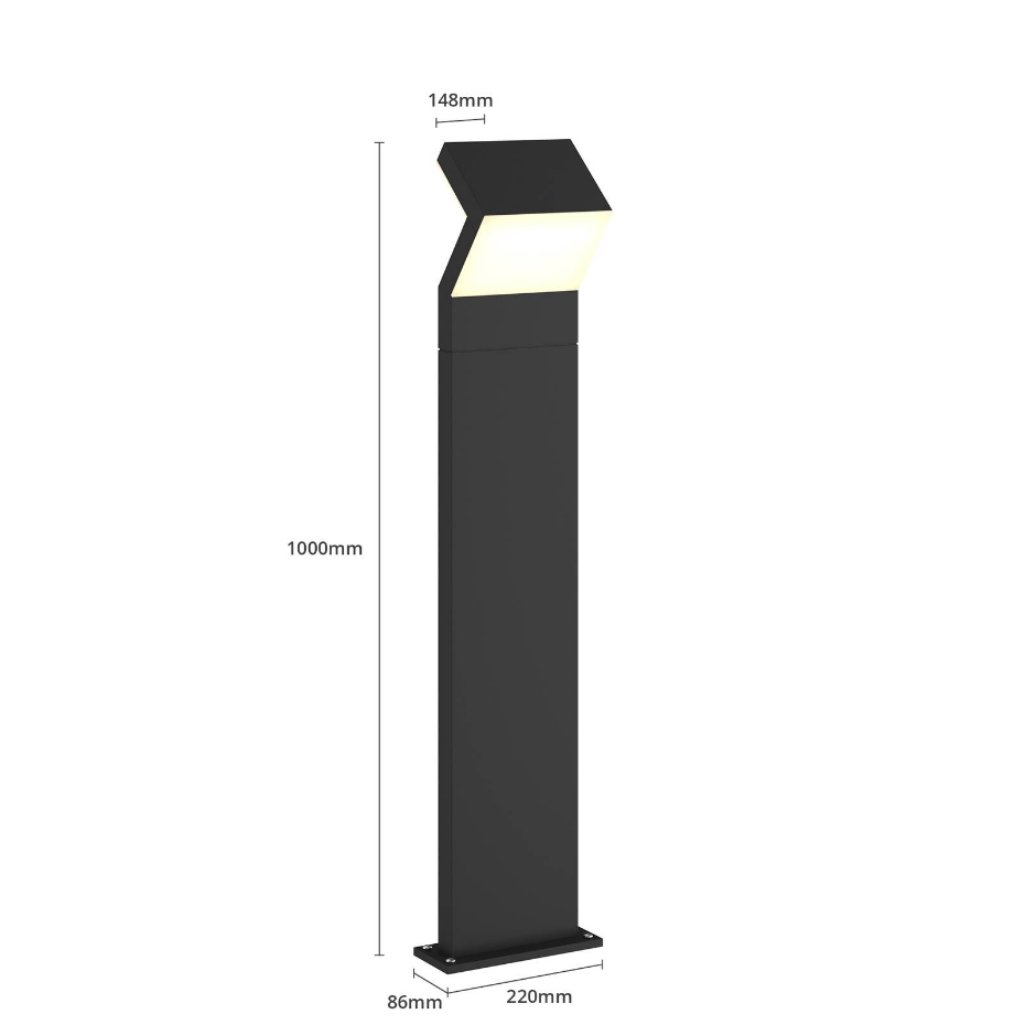 Luminaire extérieur en aluminium moderneLED
