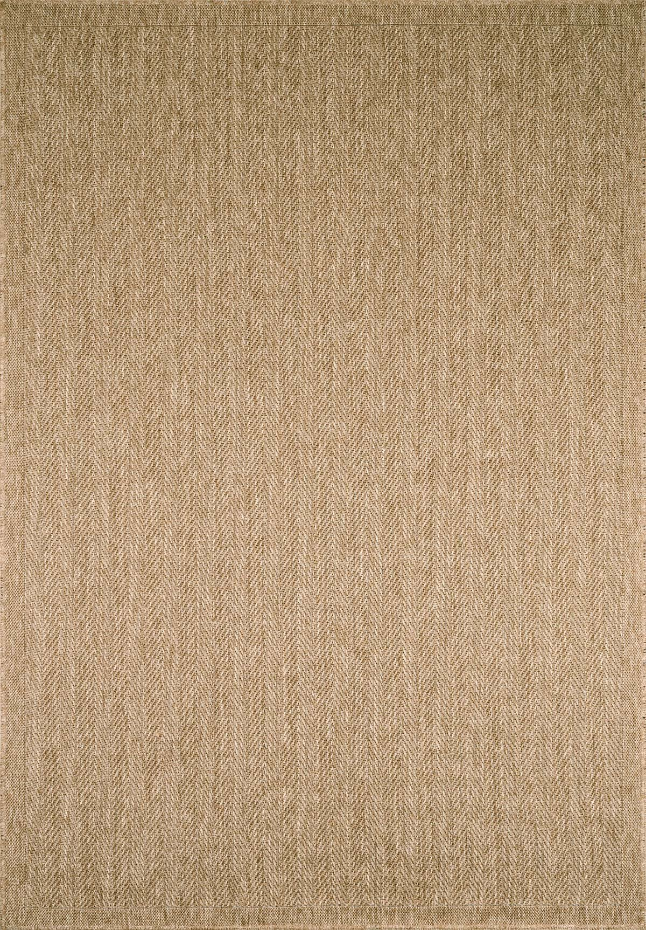 Tapis intérieur extérieur aspect jute cheuvrons NATURE