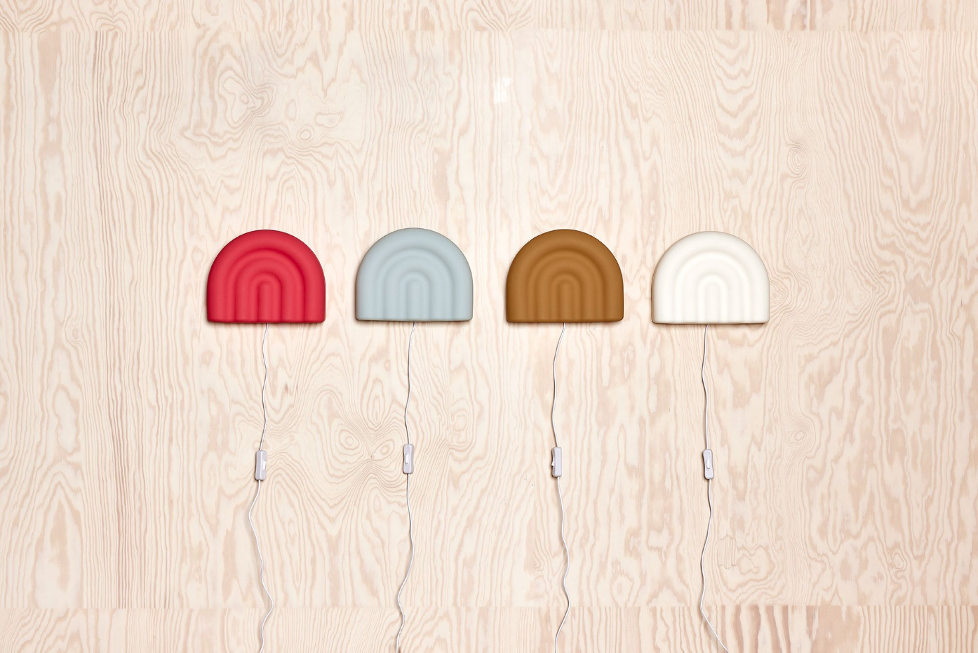 Lampe en silicone arc-en-ciel