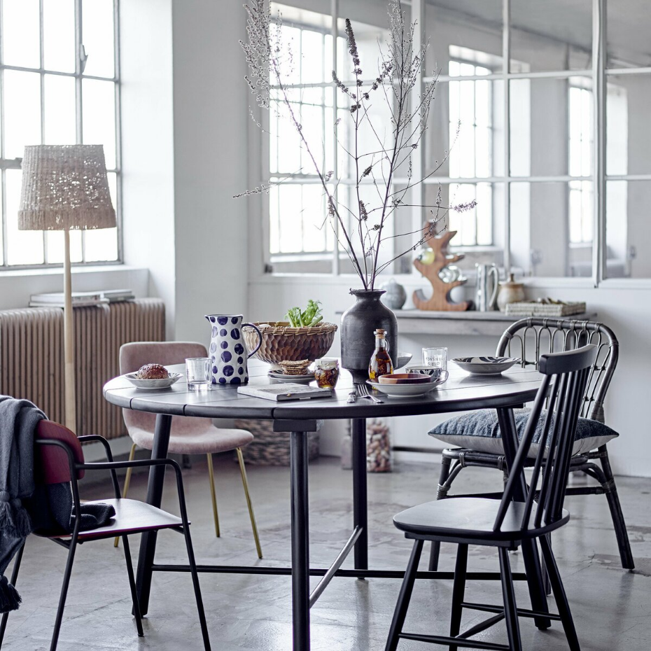 Lampadaire en Rotin