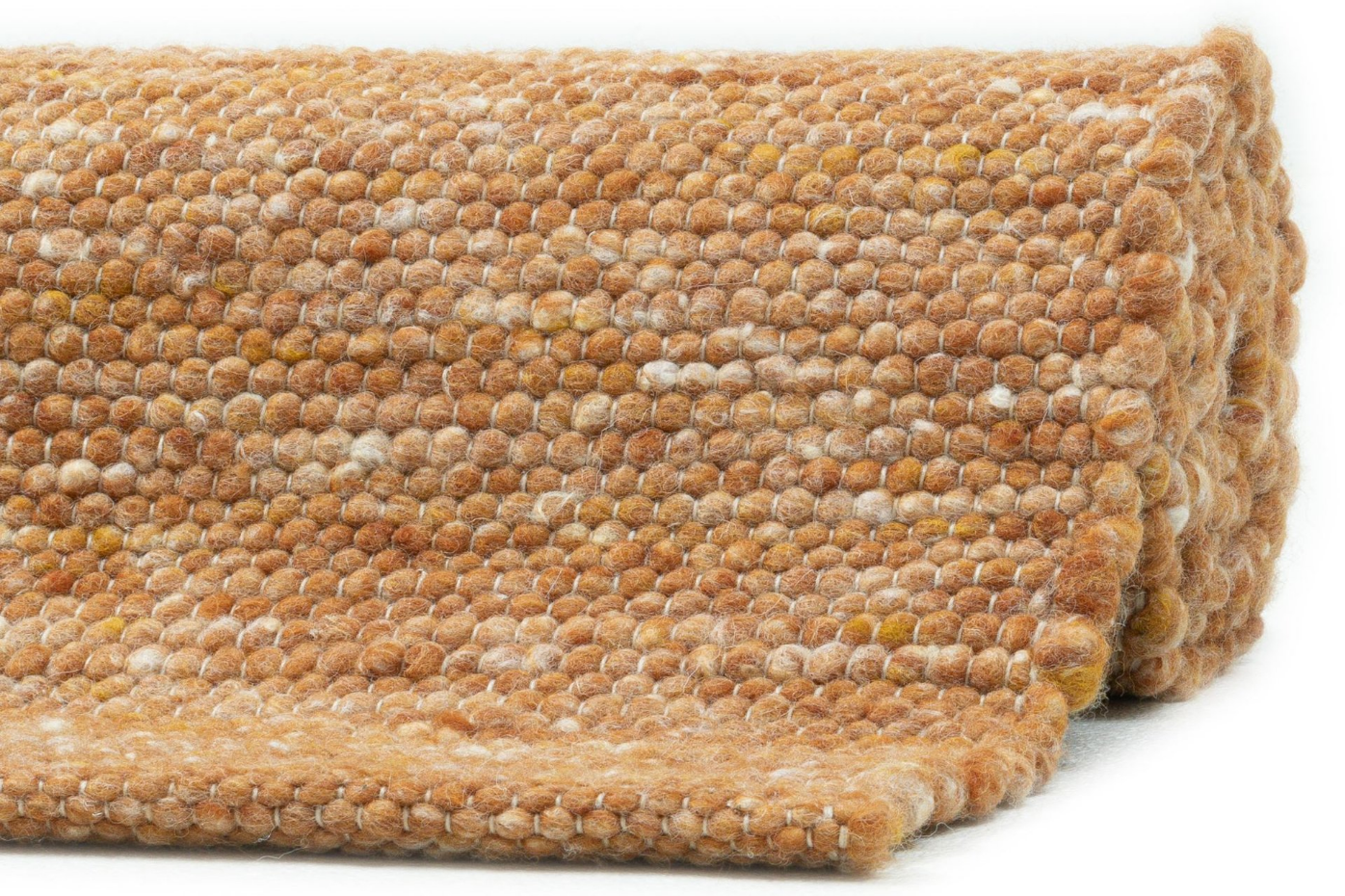 Tapis réversible en laine foulée tissé à la main aux couleurs vives - Hoernum