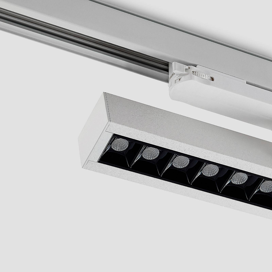 Projecteur pour rail électrique en aluminiumLED