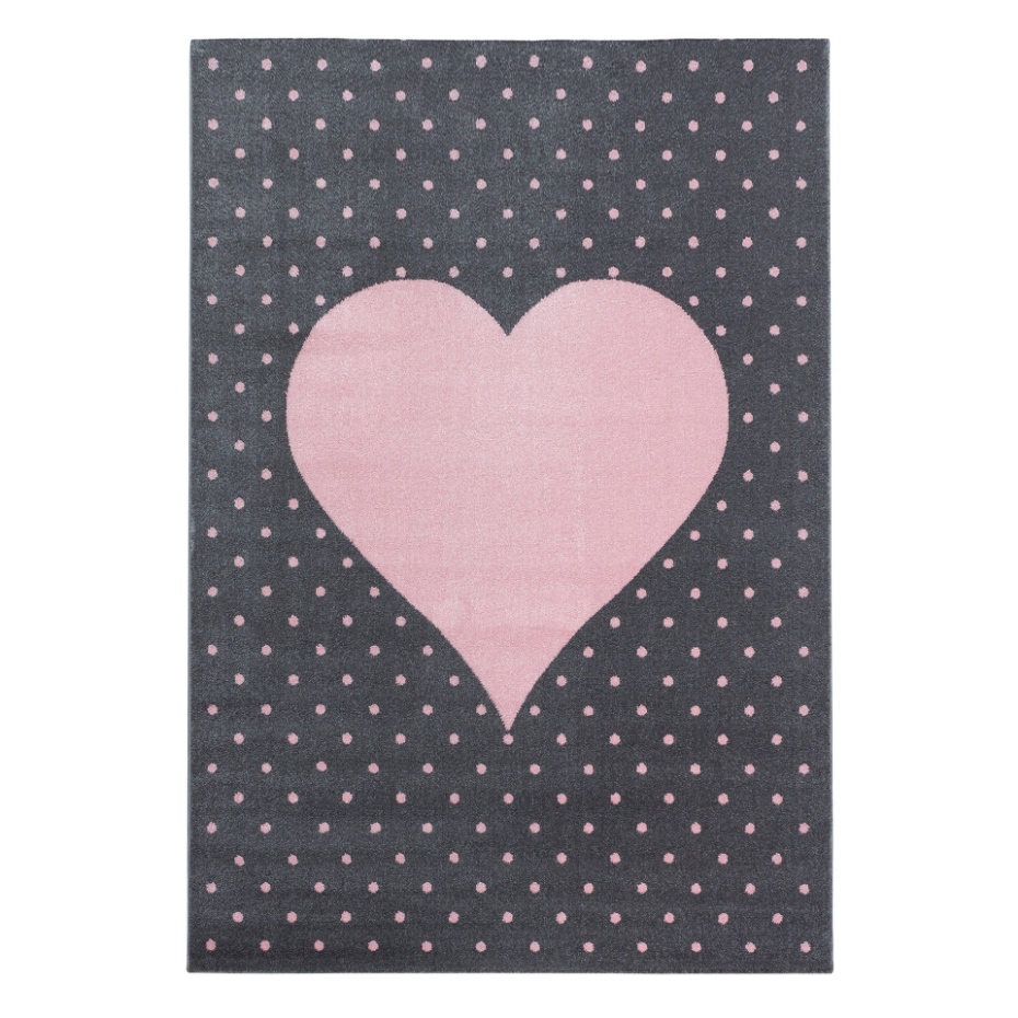 Tapis enfant motif cœur BAMBI