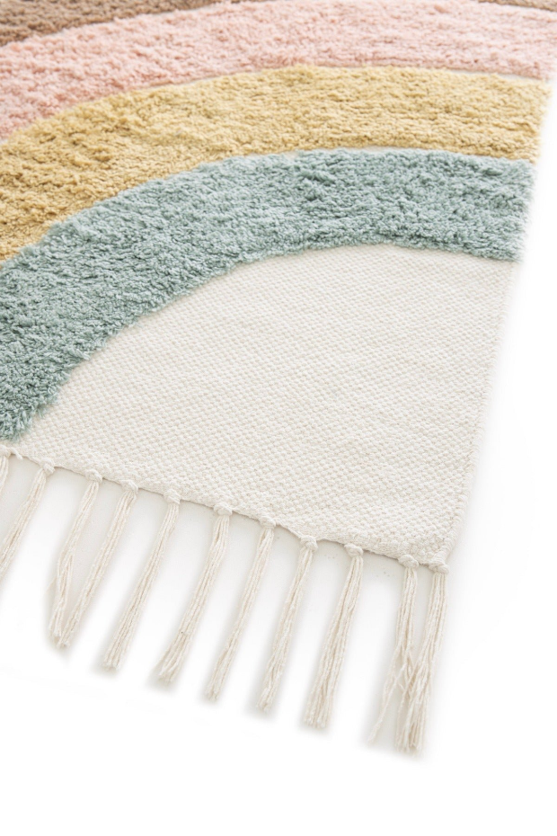 Tapis enfant en coton RAINBOW
