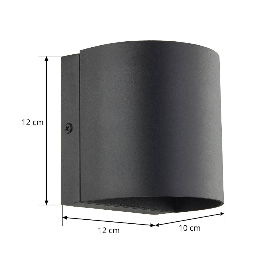 Applique extérieure en aluminium moderneLED
