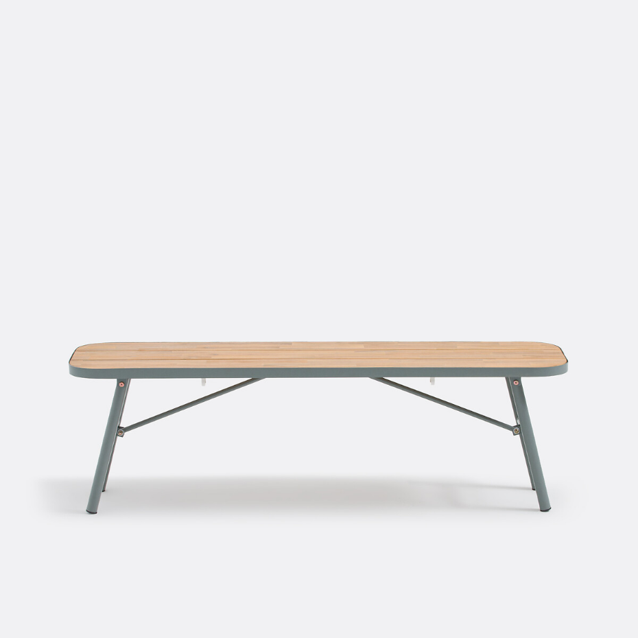 Banc de jardin, pliable, en acacia, HANSO
