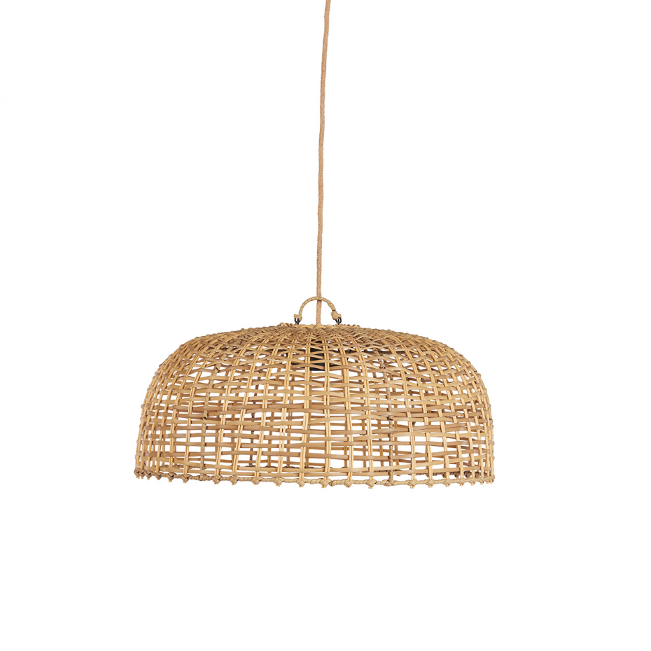 Suspension en rotin CLOCHE