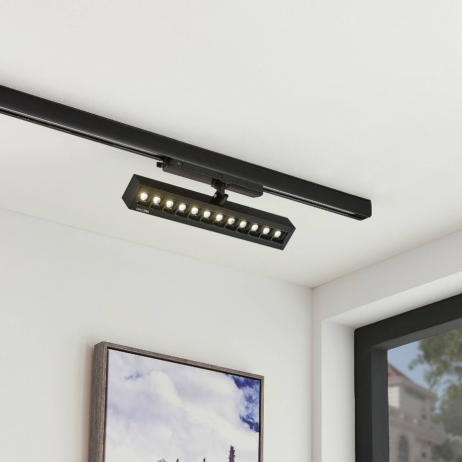 Projecteur pour rail électrique en aluminiumLED