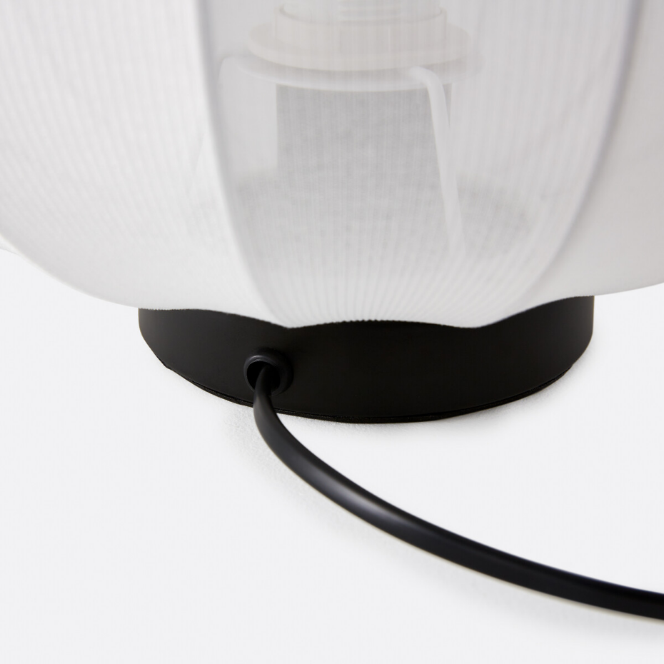 Lampe à poser métal fer et maille, Aldo