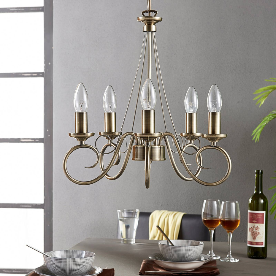 Lustre en métal antique, Marnia