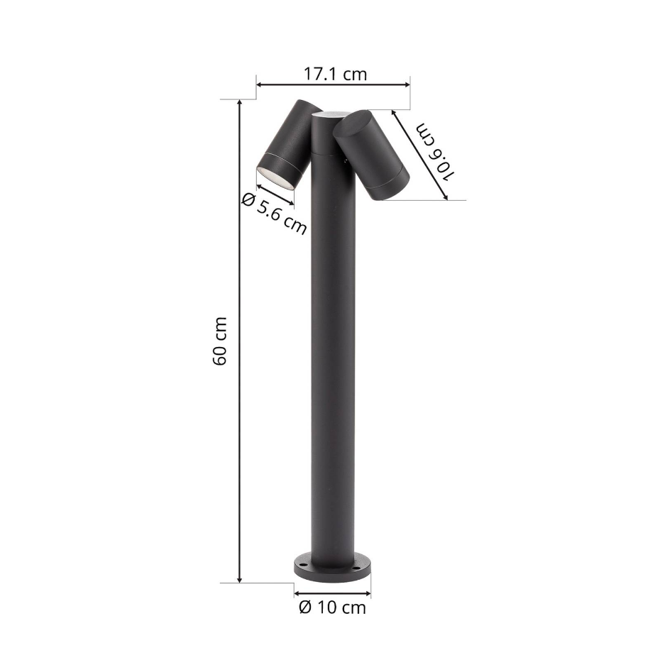 Luminaire extérieur en aluminium moderne