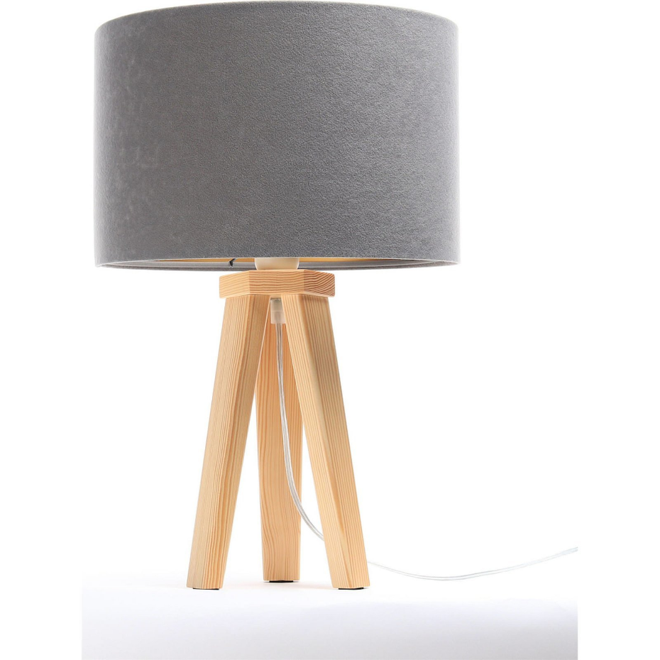 Lampe de chevet en bois Glamour