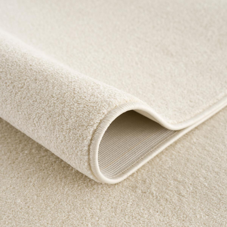 Tapis salon et chambre tissé motif uni NOSSA