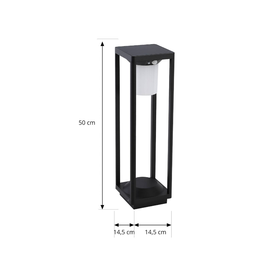 Lampe solaire en aluminium moderneLED, Nilea