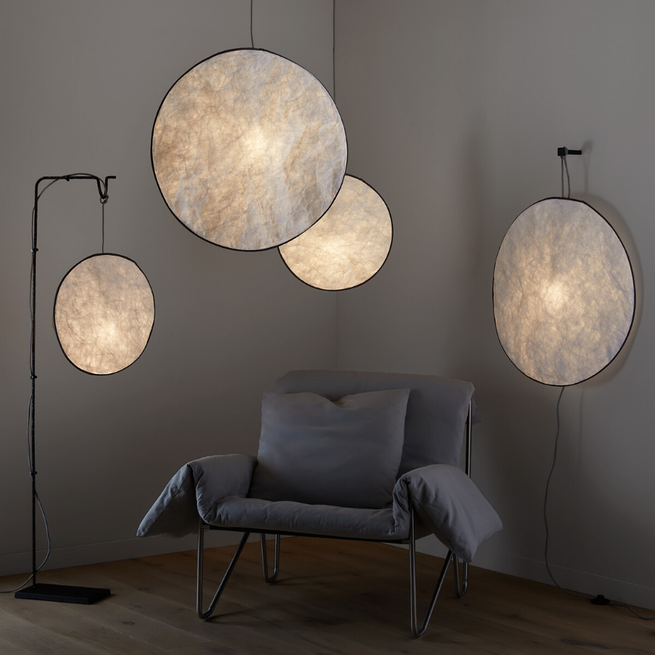 Suspension en Tyvek®, Ø 45 cm, Moon