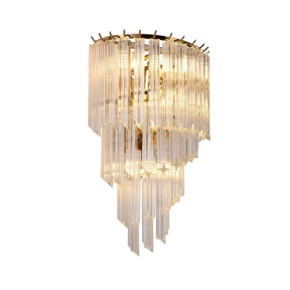 Applique chic à pampilles en cristal - ZEPHIA