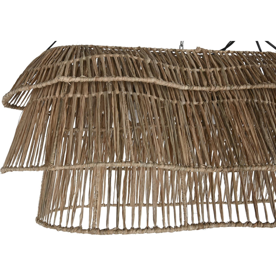 Suspension plafond rectangulaire en fibre naturelle Item Home Lamps 2c 24