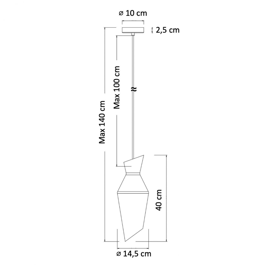 Suspension Design en Verre - POZZINO