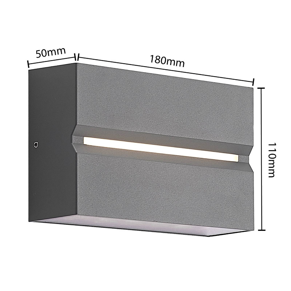 Applique extérieure en aluminium moderneLED