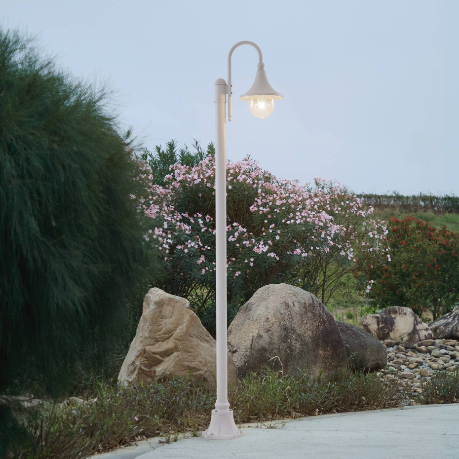 Lampadaire extérieur en aluminium moderne