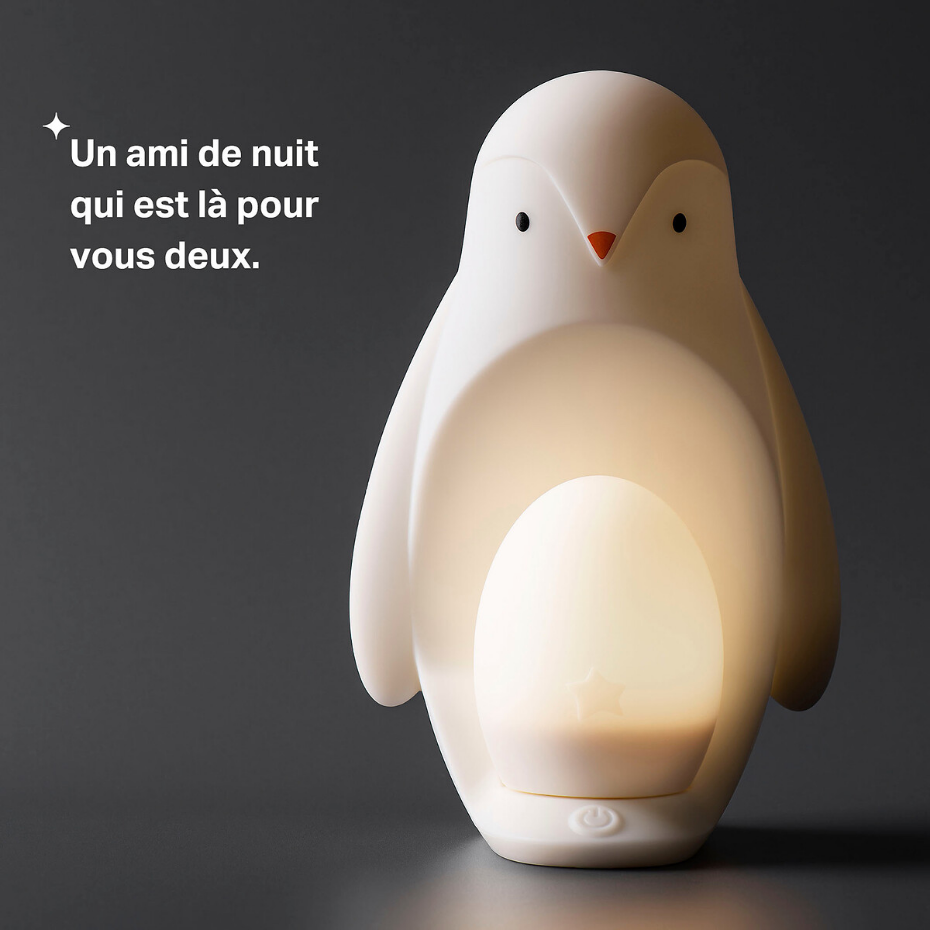 Veilleuse Pingouin nomade 2 en 1